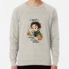 ssrcolightweight sweatshirtmensoatmeal heatherfrontsquare productx1000 bgf8f8f8 12 - Demon Slayer UK Store